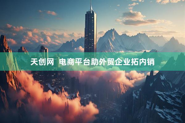 天创网  电商平台助外贸企业拓内销