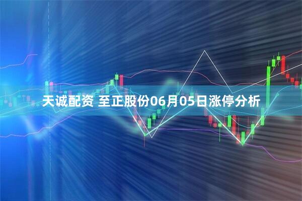 天诚配资 至正股份06月05日涨停分析