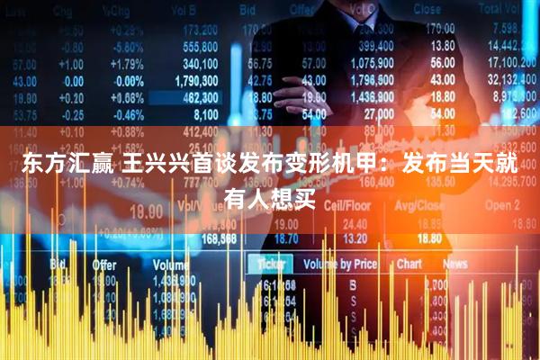 东方汇赢 王兴兴首谈发布变形机甲:发布当天就有人想买